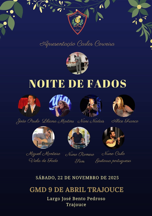 Noite de Fados - GMD Trajouce Noite de Fados - GMD Trajouce