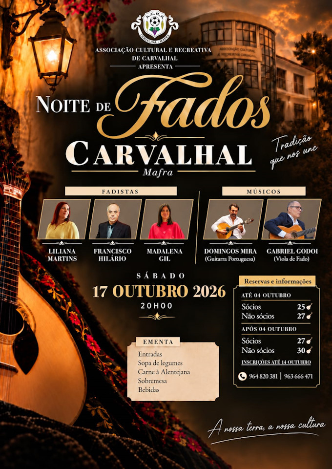 Noite de Fados - ACR Carvalhal