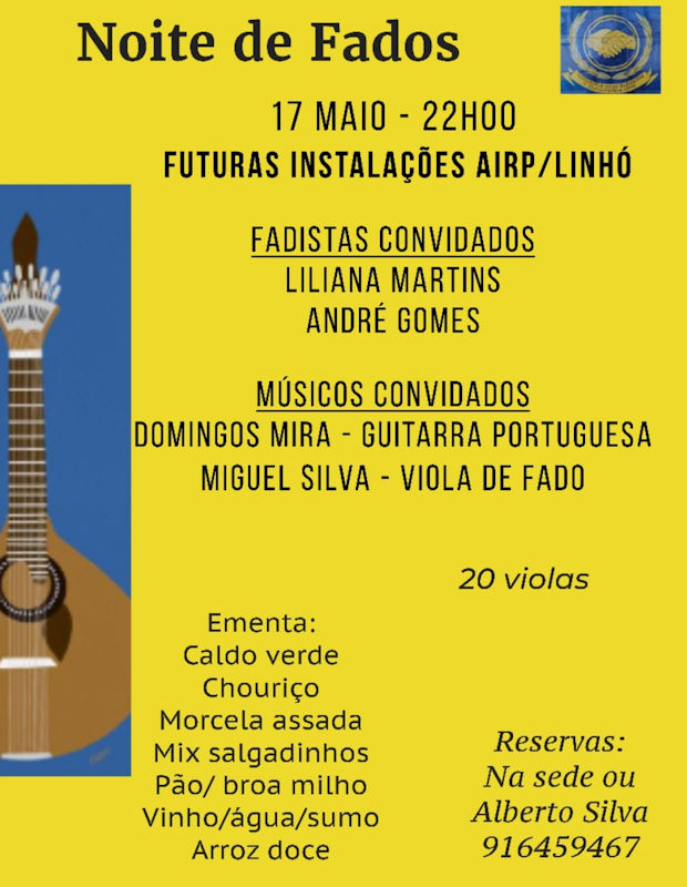 Noite Fados - AIRP Linhó Noite Fados - AIRP Linhó